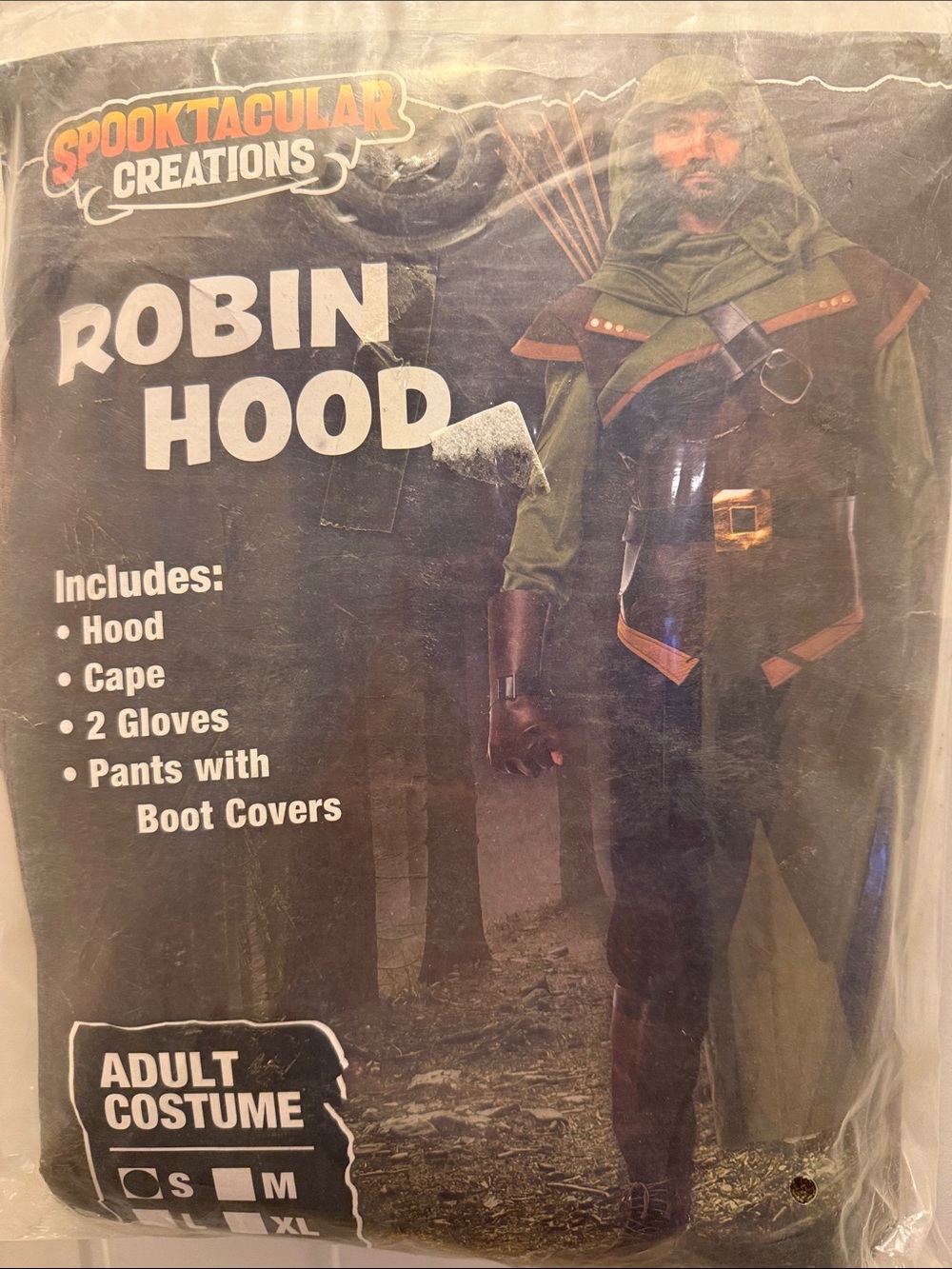 Spooktacular Creations Men's Robin Hood Costume - Green (Small)